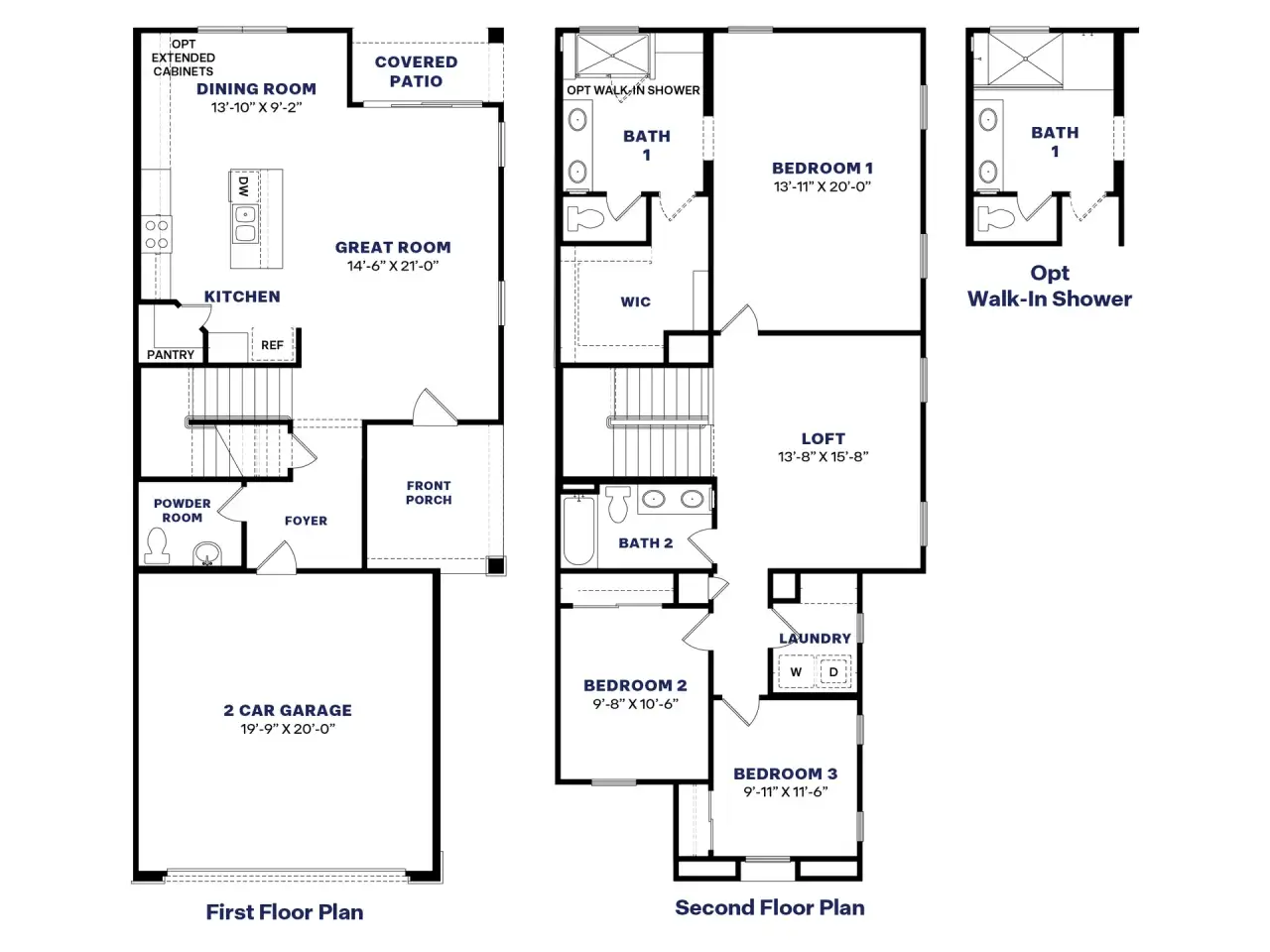2D floor plan layout of this home in Upper Canyon, Phoenix, AZ (Image 2).