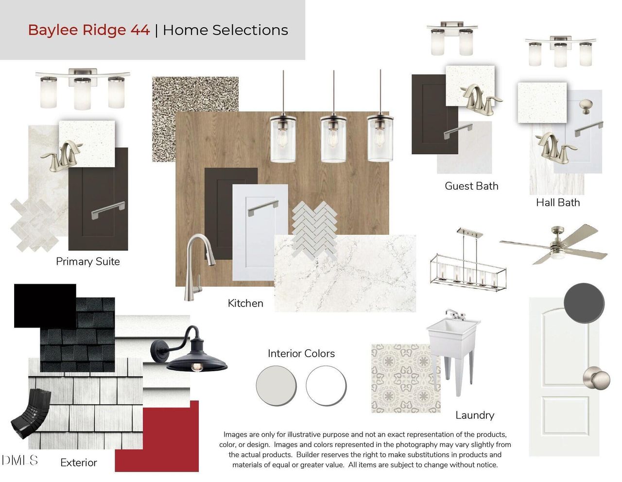 Sample of building materials used in homes in Baylee Ridge, Selma (Image 2).