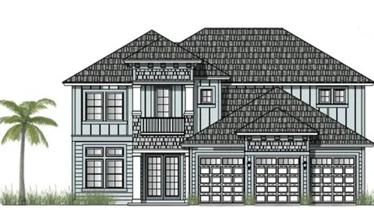 Representative rendering of the exterior for the 3060 by Ashley Homes, LLC (Image 2).