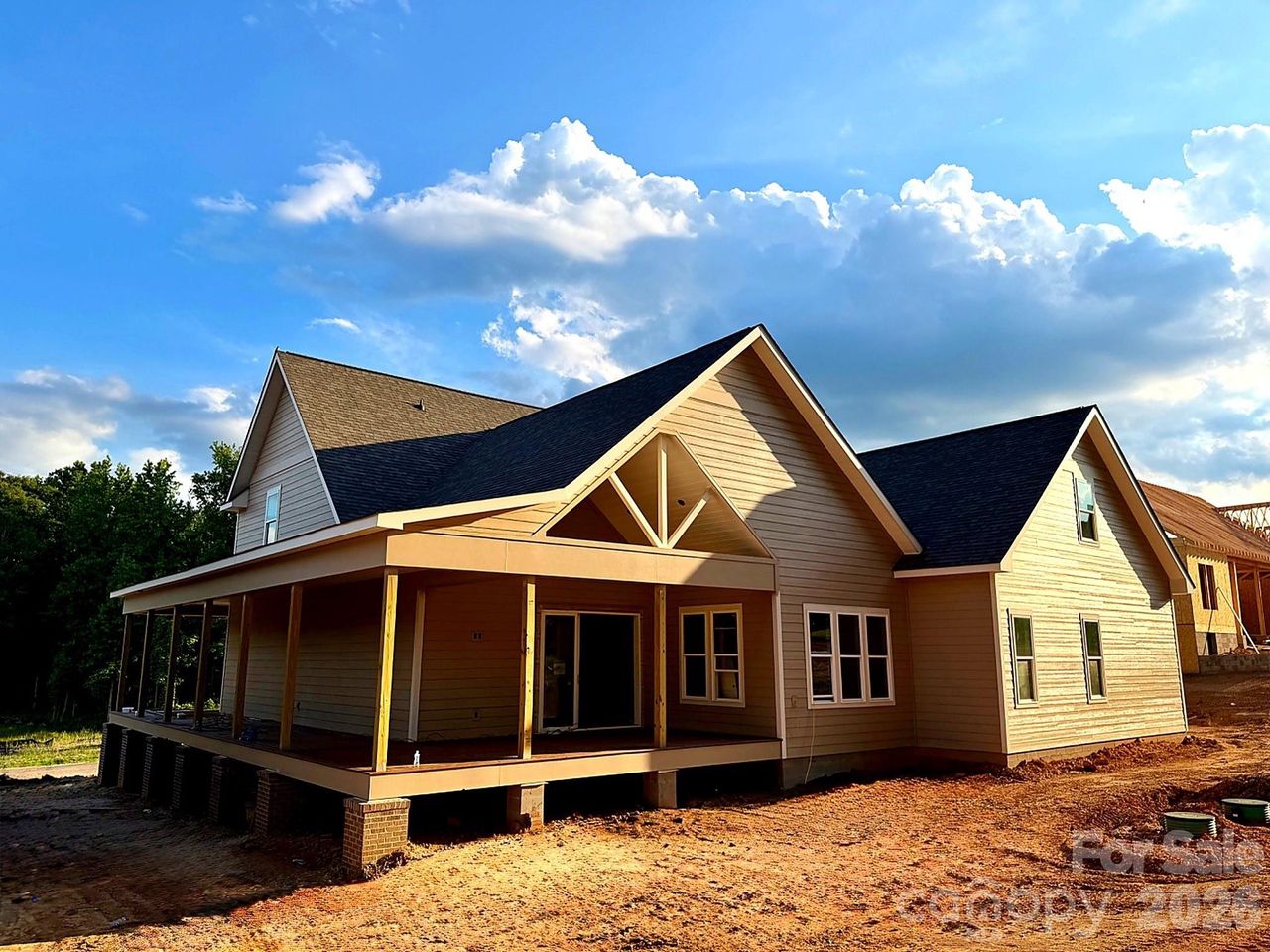 In-progress construction of a new home in , Statesville, NC (Image 2).