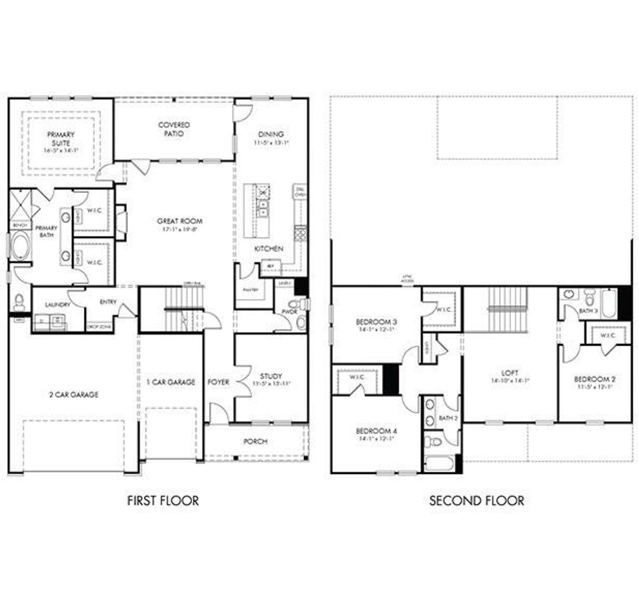 2D floor plan layout of this home in , Braselton, GA (Image 2). 2D floor plan layout of this home in , Braselton, GA (Image 2).