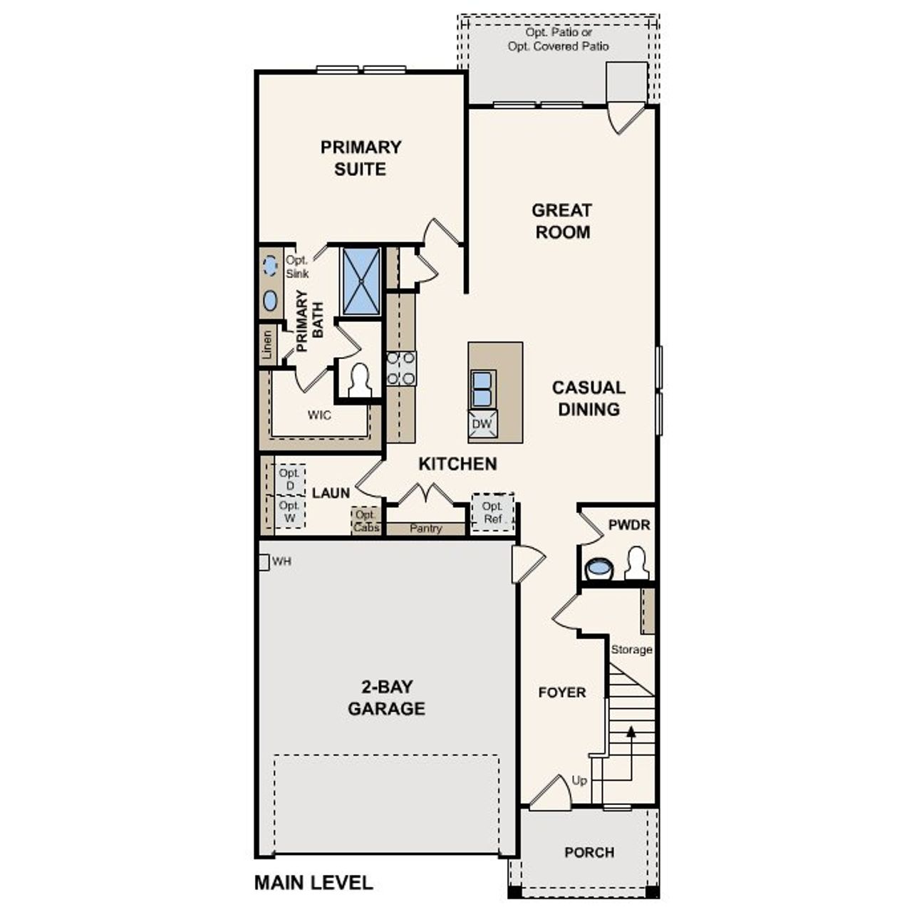 2D floor plan layout for the Lexington by Century Communities in Lexington Heights, Willis, TX (Image 2). 2D floor plan layout for the Lexington by Century Communities in Lexington Heights, Willis, TX (Image 2).
