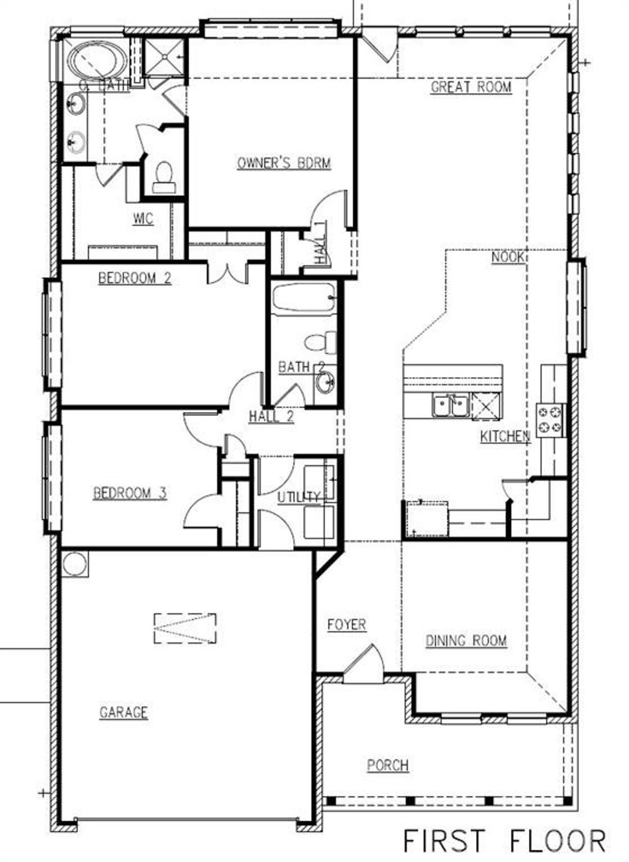 2D floor plan layout of this home in , Venus, TX (Image 2). 2D floor plan layout of this home in , Venus, TX (Image 2).