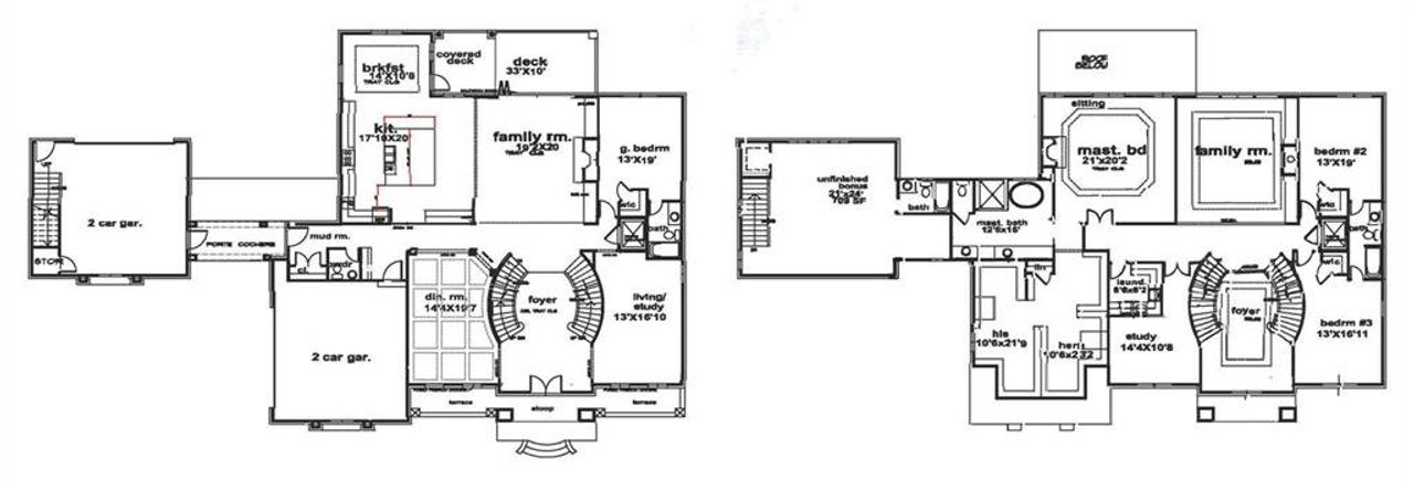 2D floor plan layout of this home in , South Fulton, GA (Image 2).
