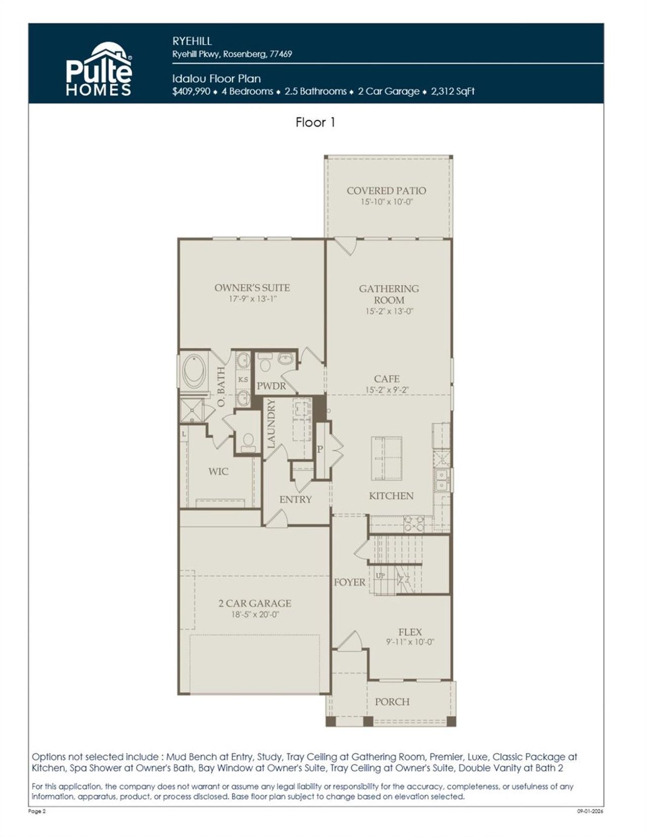 2D floor plan layout of this home in Ryehill, Sugar Land, TX (Image 2). 2D floor plan layout of this home in Ryehill, Sugar Land, TX (Image 2).