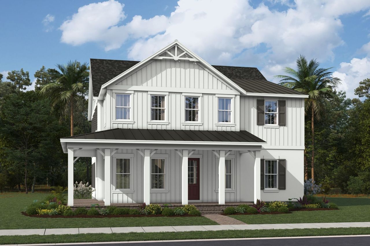 Representative exterior photo of a completed home built from the Amelia by Mattamy Homes in Newfield - Rosette Park, Palm City, FL (Image 2).