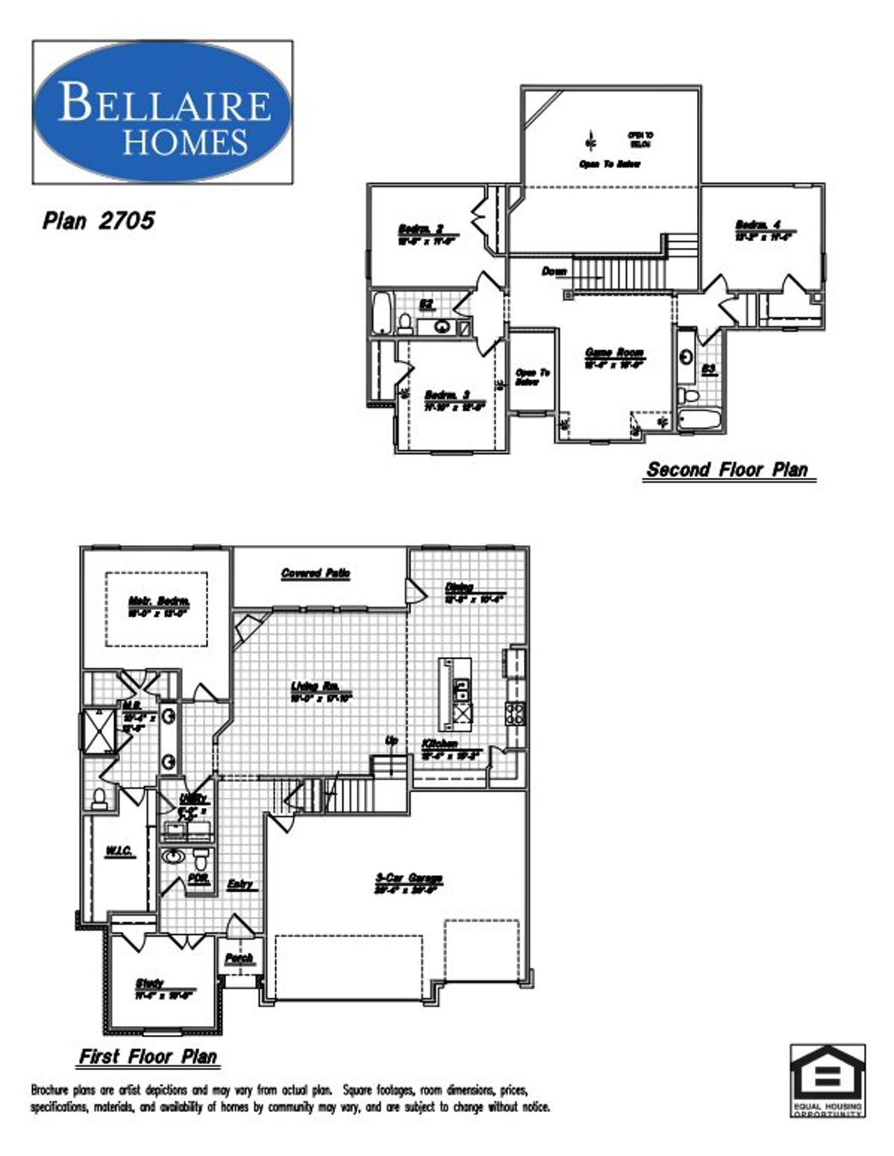 2D floor plan layout for the Presidio by Bellaire Homes in Elkhorn Ridge, Fair Oaks Ranch, TX (Image 2). 2D floor plan layout for the Presidio by Bellaire Homes in Elkhorn Ridge, Fair Oaks Ranch, TX (Image 2).