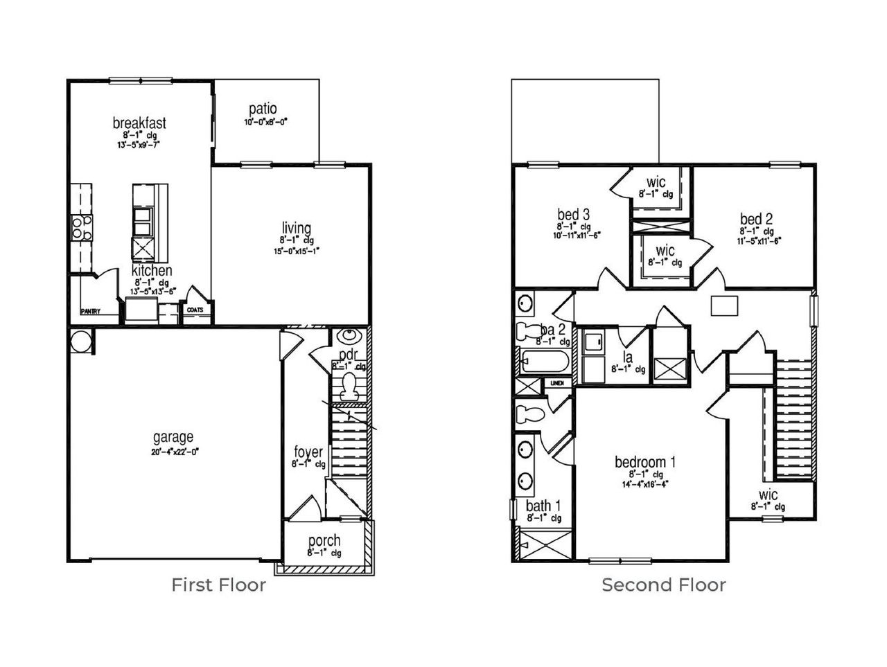 2D floor plan layout of this home in Stockyard, Statesboro, GA (Image 2).