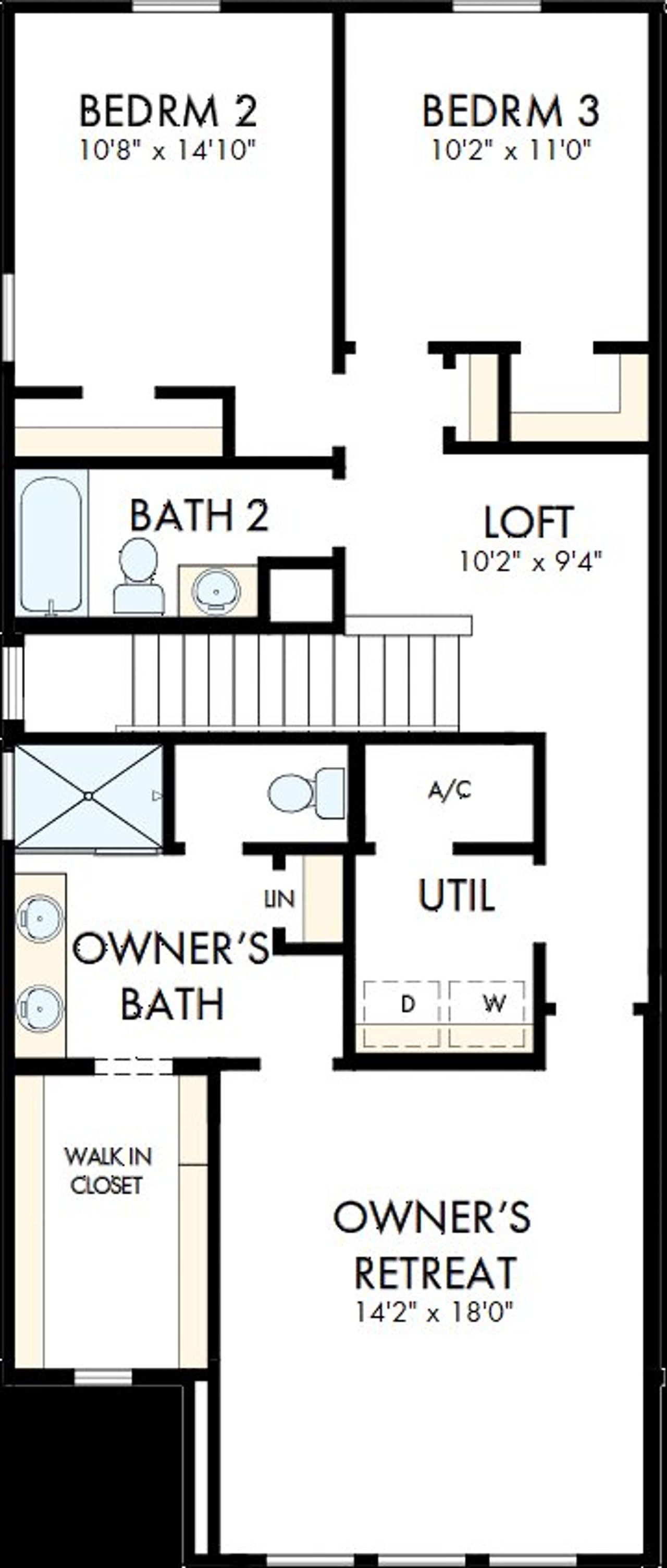 2D floor plan layout of this home in Palmeras at Crossprairie – The Palms Collection, St. Cloud, FL (Image 2). 2D floor plan layout of this home in Palmeras at Crossprairie – The Palms Collection, St. Cloud, FL (Image 2).