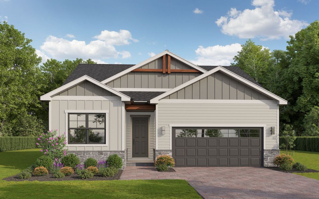 Representative exterior photo of a completed home built from the The Carlson by Bartran Construction in Promontory Point, Greeley, CO (Image 2).