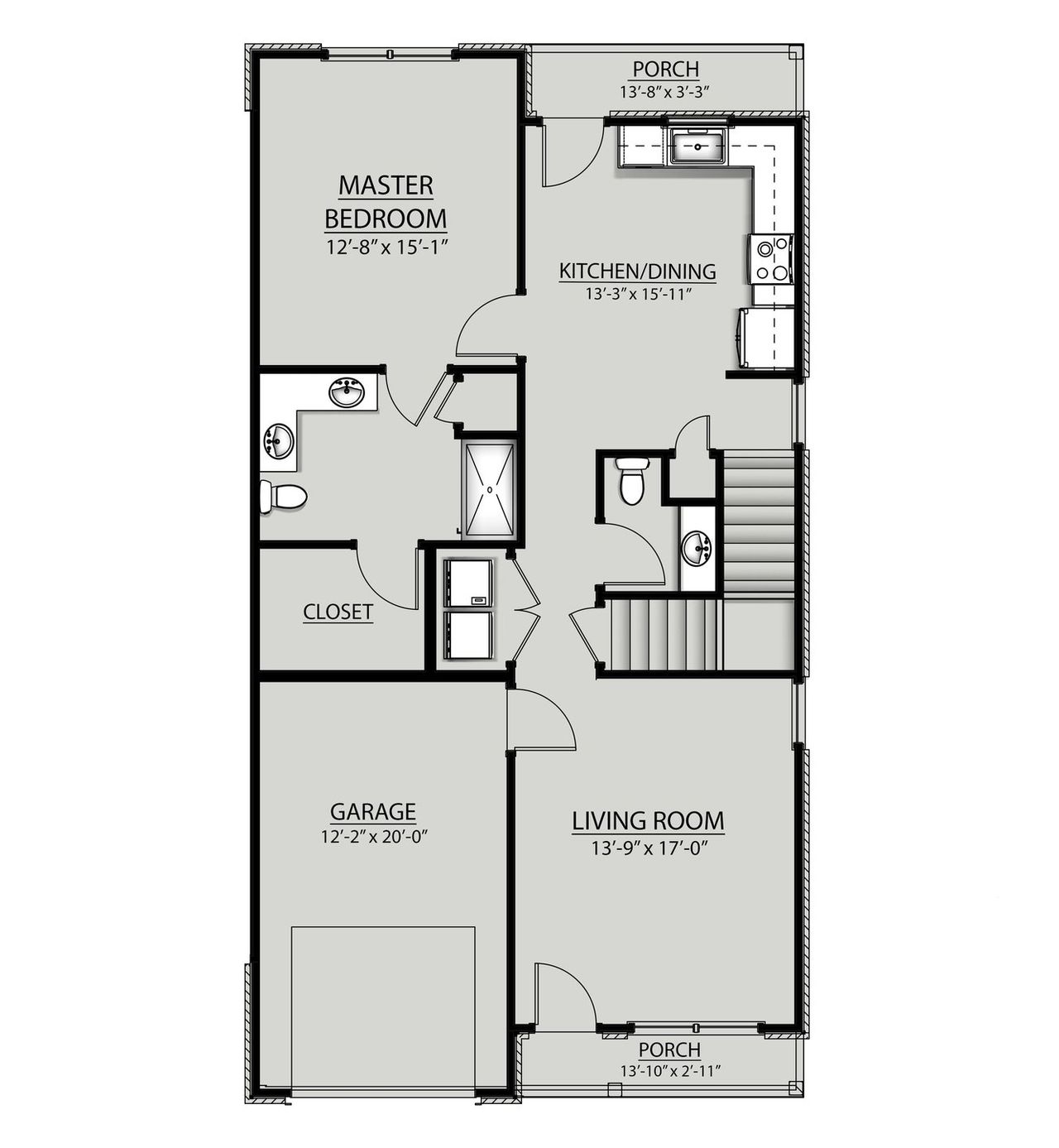2D floor plan layout of this home in Saddlebrook, Murfreesboro, TN (Image 2). 2D floor plan layout of this home in Saddlebrook, Murfreesboro, TN (Image 2).