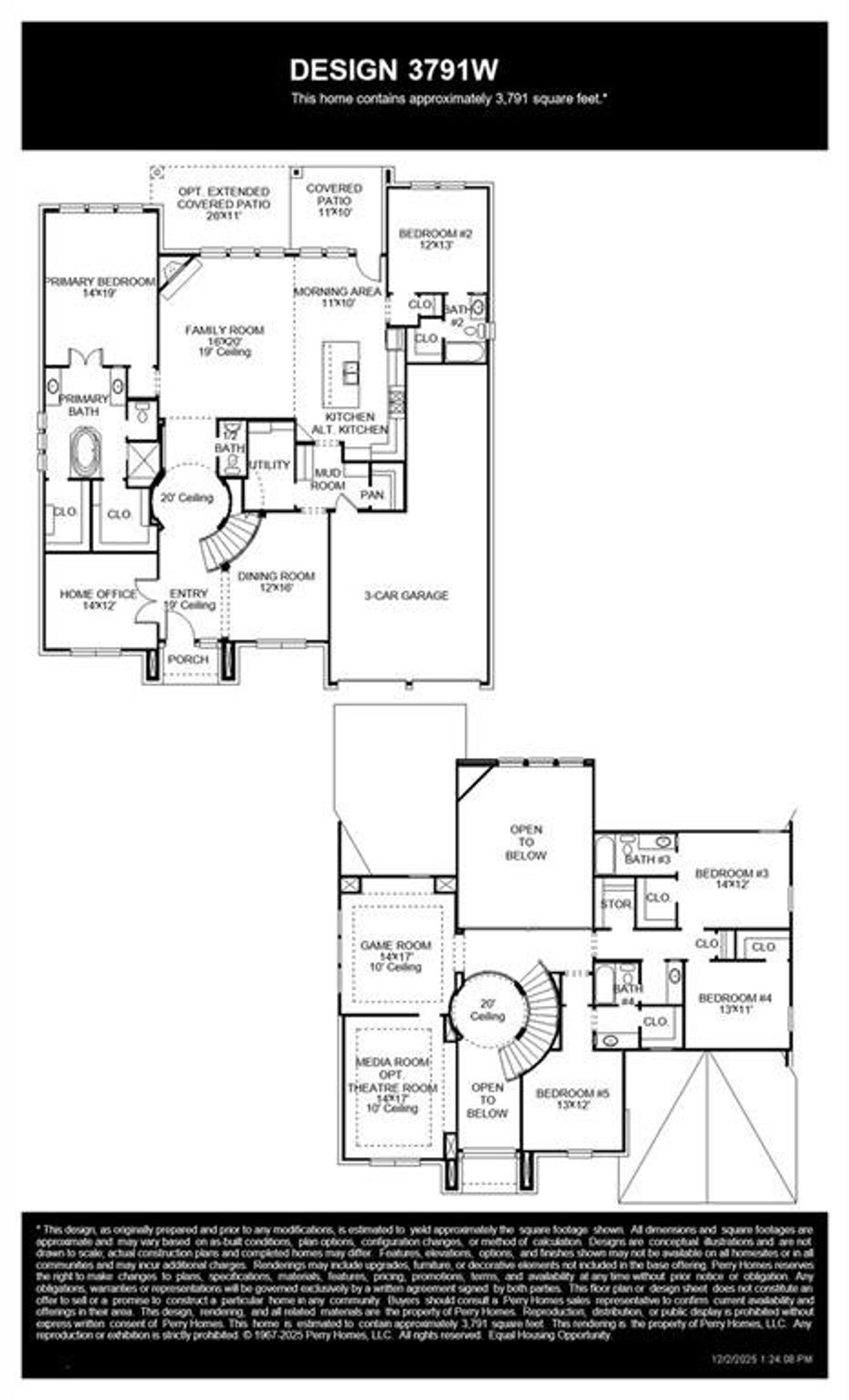 2D floor plan layout of this home in Sweetgrass, Haslet, TX (Image 2).