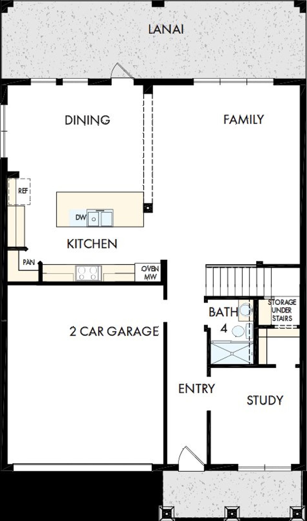 2D floor plan layout of this home in South Tampa - Urban Collection, Tampa, FL (Image 2). 2D floor plan layout of this home in South Tampa - Urban Collection, Tampa, FL (Image 2).