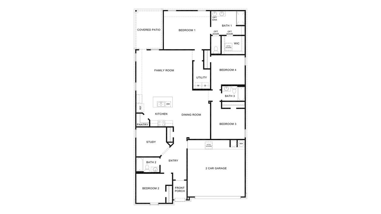 2D floor plan layout of this home in Rancho Vista, Corpus Christi, TX (Image 2). 2D floor plan layout of this home in Rancho Vista, Corpus Christi, TX (Image 2).