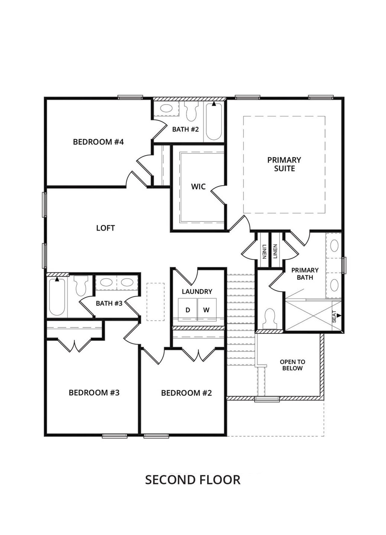 2D floor plan layout for the Schubert by Brock Built in Brizo, Santa Rosa Beach, FL (Image 2). 2D floor plan layout for the Schubert by Brock Built in Brizo, Santa Rosa Beach, FL (Image 2).