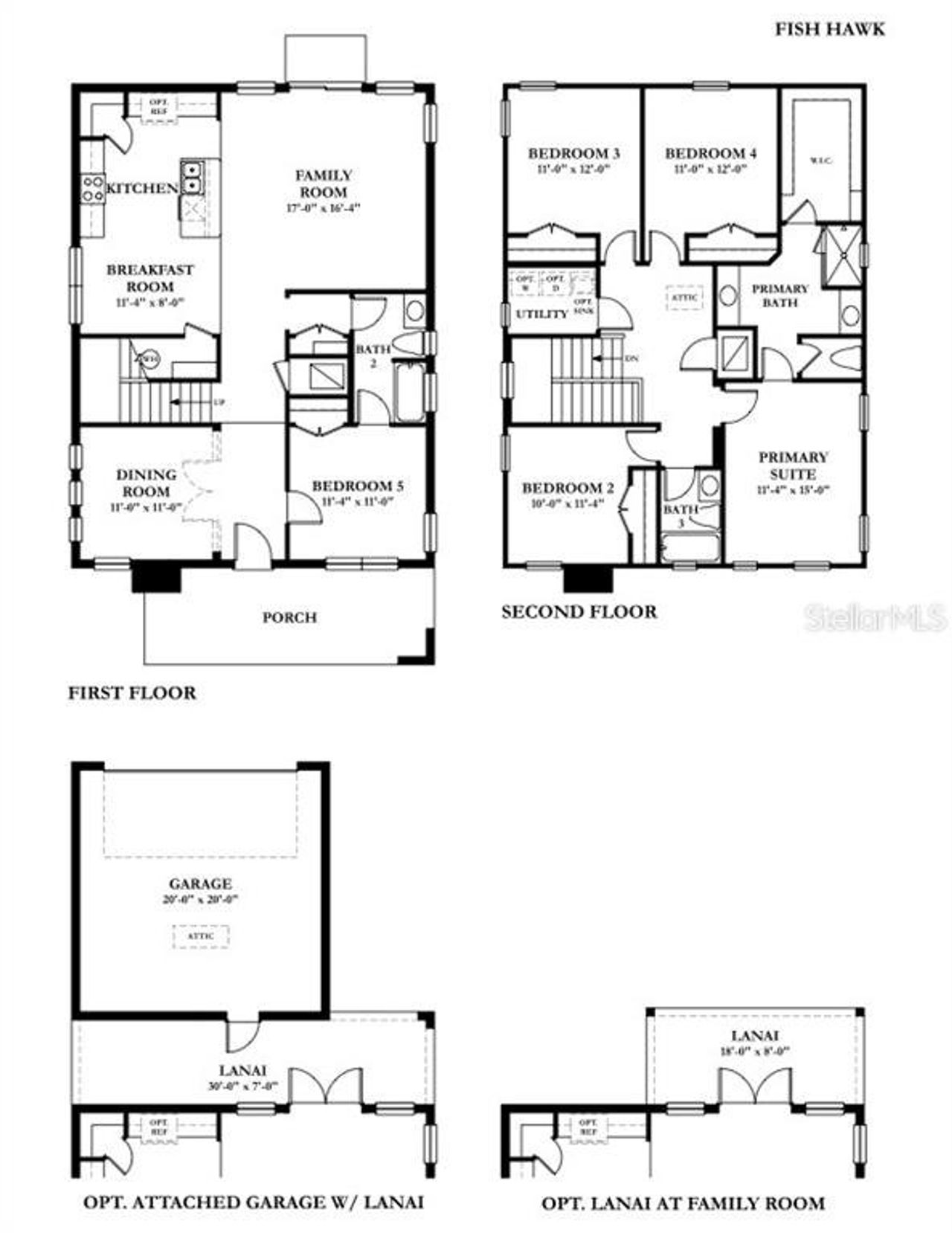2D floor plan layout of this home in , St. Petersburg, FL (Image 2).