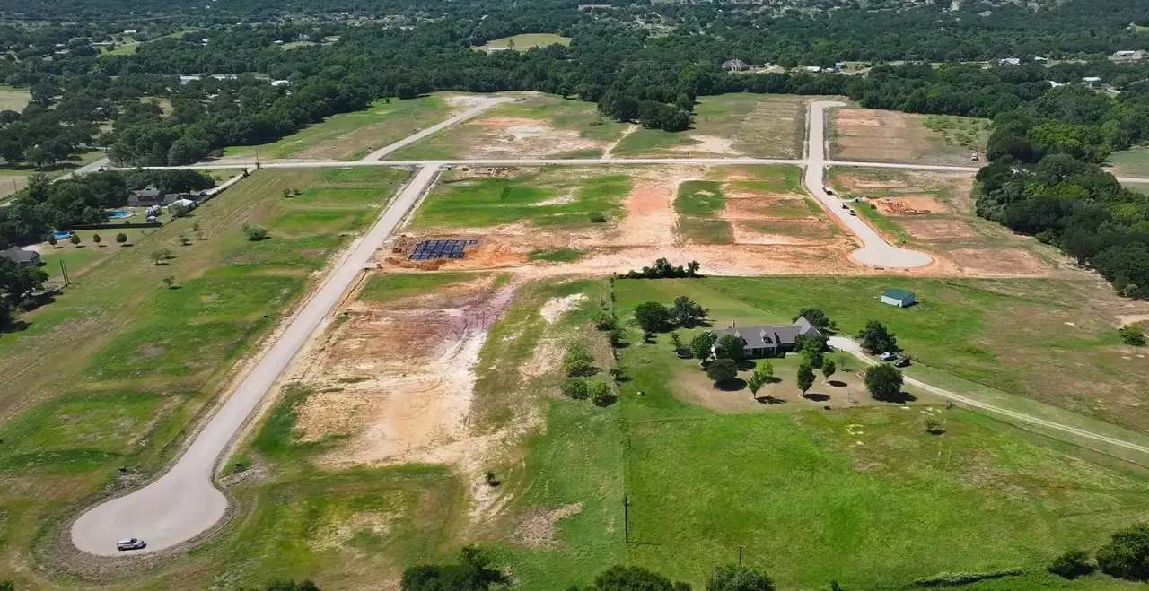 Site preparation for new homesites in Cotten Creek, Azle (Image 2).
