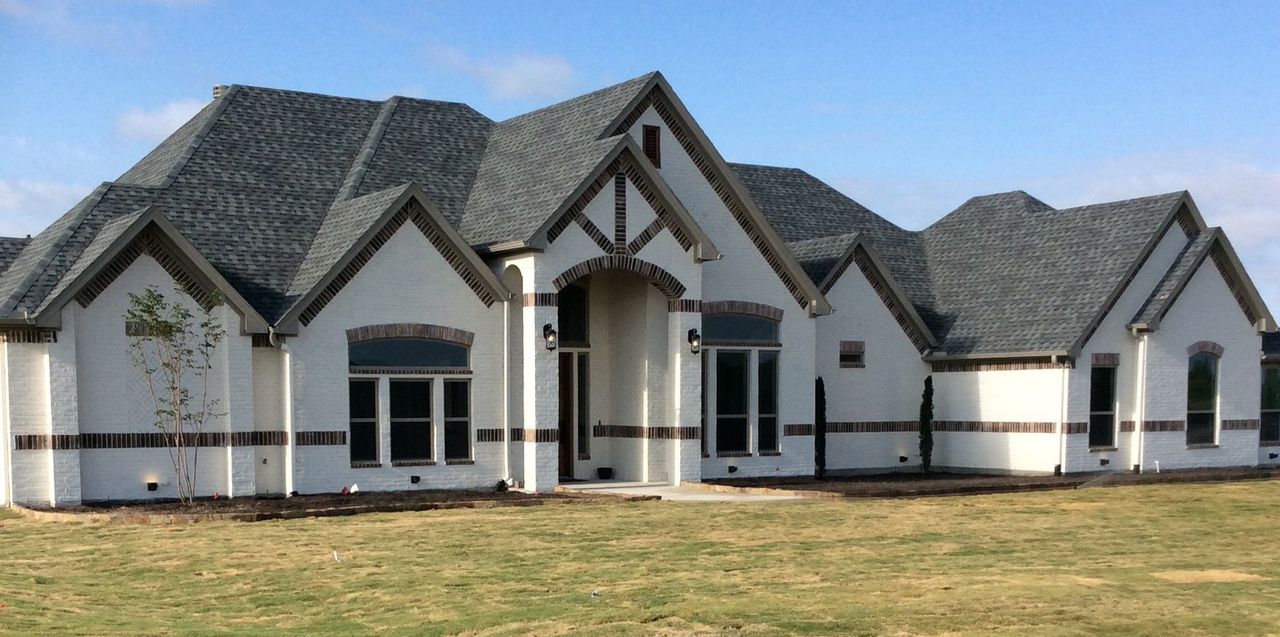 Representative exterior photo of a completed home built from the 066-3414-0614 by Abba River Homes in Stanford Estates, Springtown, TX (Image 2). Representative exterior photo of a completed home built from the 066-3414-0614 by Abba River Homes in Stanford Estates, Springtown, TX (Image 2).