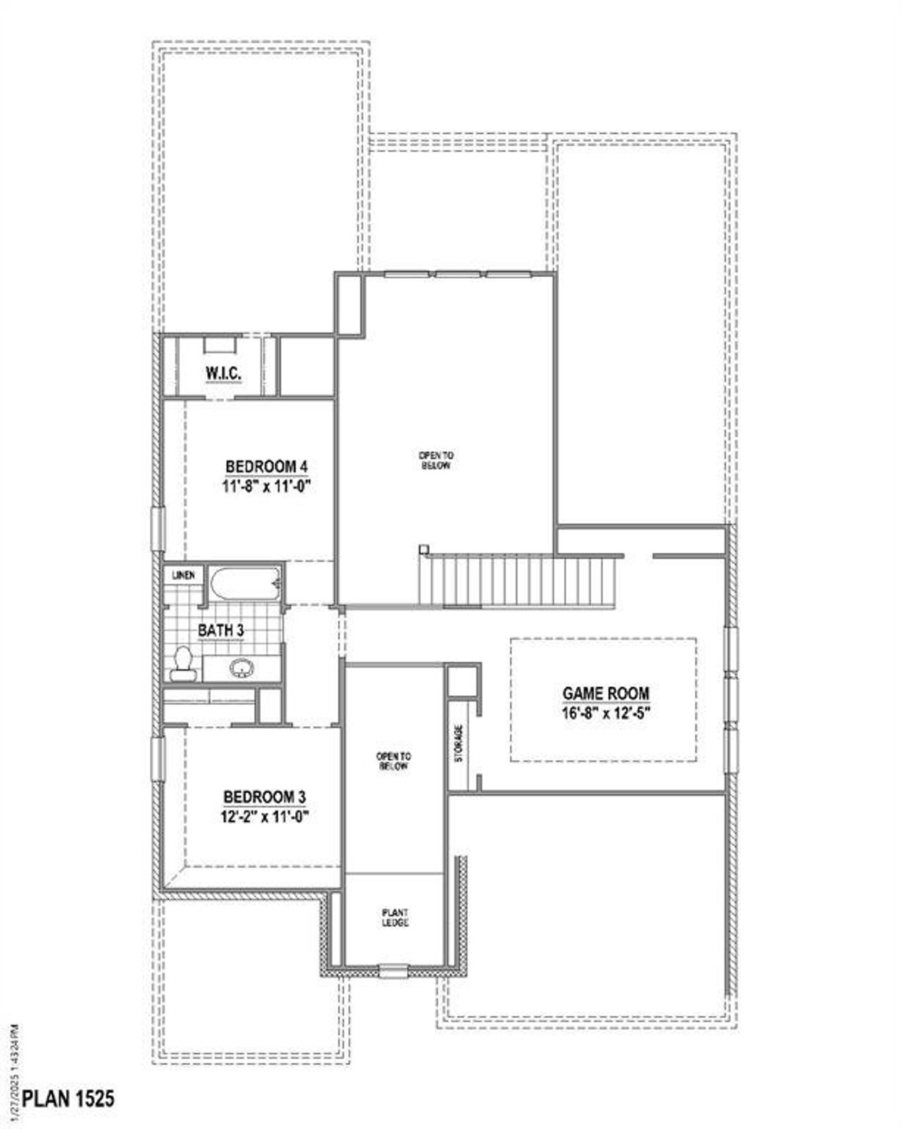 2nd Level Floor Plan