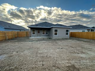 A charming single-story home with a spacious backyard in Rose Valley: Belmar Collection by Lennar (Converse, TX).