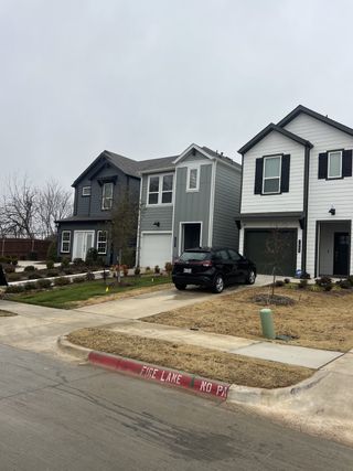 Charming modern homes with landscaped yards in Baker Landing by D.R. Horton (Richland Hills, TX).