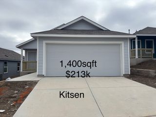 Street view Charming gray home in Brookmill: Brookstone II Collection by Lennar, San Antonio, TX.