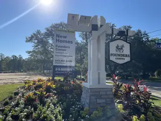 New homes coming soon in Founders Corner by D.R. Horton, featuring beautiful landscaping. Located in Lincolnville, SC.