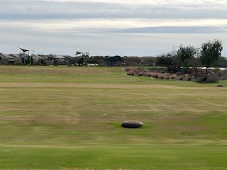 Expansive green landscape in Edgewood Estates by K. Hovnanian® Homes, Queen Creek, AZ, with scenic views and open space.