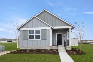 New construction house 110 Backwater Rd, Kyle, TX 78640 plan 1437 Casetta - image