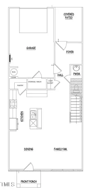 New construction Townhouse house 943 Alma Railway Dr, Wake Forest, NC 27596 plan Lillie - image