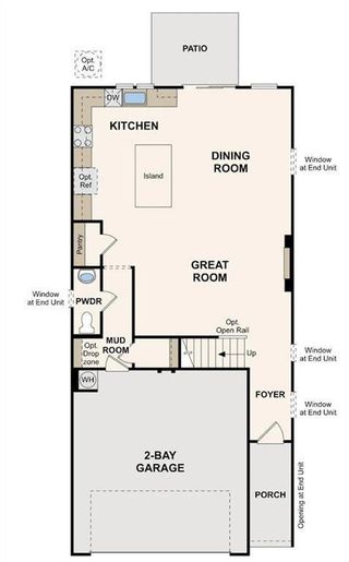 New construction  house 1315 Farmers Lp, Unit 5, Austell, GA 30106 plan Bradford - image