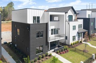New construction Single-Family house 322 Treble Wy, Alpharetta, GA 30009 plan Emery Contemporary - image