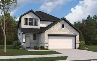 New construction Single-Family house 129 Alyssa Cv, San Antonio, TX 78253 plan Linden - image