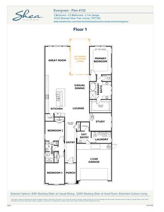 New construction Single-Family house 15970 Mahogany Mist Dr, Conroe, TX 77302 plan 4132 Elevation B - image