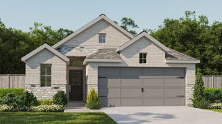 New construction Single-Family house 256 Menlo Bend, Liberty Hill, TX 78642 1743W- photo