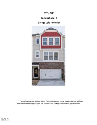 New construction Townhouse house 2302 Grants Pass Station, Apex, NC 27502 Buckingham - Front Entry Townhomes- photo