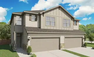 New construction Townhouse house 7205B Grenadine Bloom Bnd, Del Valle, TX 78617 Townhome Series - Acadia E- photo