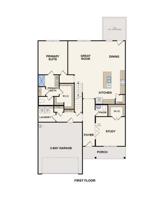 New construction house 25316 Carnation Ct, Montgomery, TX 77316 plan Sinclair - image