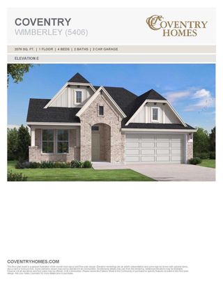 New construction house 1503 Velado Ln, Magnolia, TX 77354 plan Wimberley - image