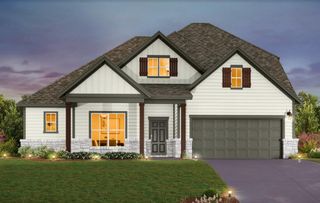 New construction Single-Family house 376 Sage Thrasher Cir, Dripping Springs, TX 78620 Santa Rosa Homeplan- photo