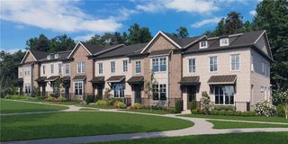 New construction Townhouse house 3232 Brunel Ln, Unit 12, Peachtree Corners, GA 30092 plan The Graham III - image