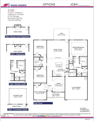 New construction Single-Family house 20 Lemon Drop Ln, Franklinton, NC 27525 plan 2100 - image