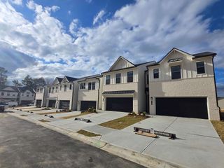 New construction Townhouse house 1231 Brooks Ryan Run, Lawrenceville, GA 30043 plan Sawnee - image
