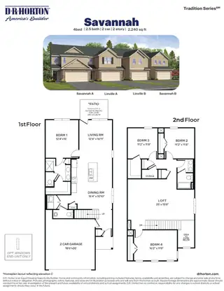 New construction Single-Family house 124 Lemongrass Ln, Advance, NC 27006 plan Savannah - image