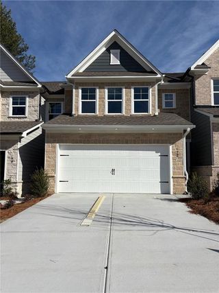 New construction Townhouse house 72 Shoal Creek Ct, Winder, GA 30680 plan The Marion C - image