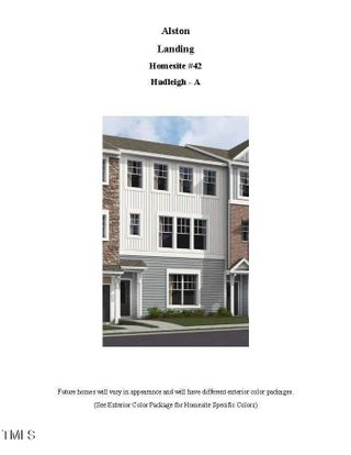 New construction Townhouse house 3008 Freewinds Way, Cary, NC 27519 Hadleigh- photo