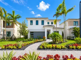 New construction house 1032 Raleigh Wy, Wellington, FL 33414 plan Palma - image