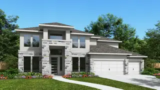 New construction Single-Family house 1129 Sunset Hill Wy, Georgetown, TX 78628 plan 4347W - image