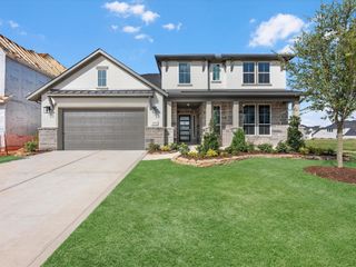 New construction Single-Family house 8034 Sunny Ridge Dr, Fulshear, TX 77441 plan Barnhart - image
