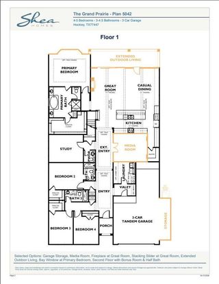 New construction Single-Family house 16311 Bottlebrush Bluff Dr, Hockley, TX 77447 plan 5042 Elevation D - image
